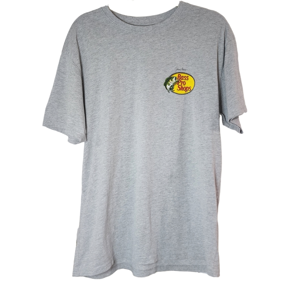 Bass Pro Shop Men's Gray, T-Shirt, Size: Medium